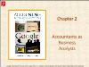 Kế toán doanh nghiệp - Chapter 2: Accountants as business analysts