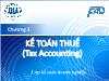 Kế toán doanh nghiệp - Chương 3: Kế toán thuế (tax accounting)