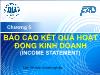 Kế toán doanh nghiệp - Chương 5: Báo cáo kết quả hoạt động kinh doanh