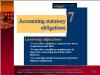 Kế toán, kiểm toán - Accounting statutory obligations