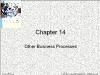 Kế toán, kiểm toán - Chapter 14: Other business processes