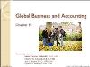 Kế toán, kiểm toán - Chapter 15: Global business and accounting