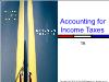 Kế toán, kiểm toán - Chapter 16: Accounting for income taxes