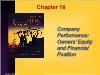 Kế toán, kiểm toán - Chapter 18: Company performance: owners’ equity and financial position