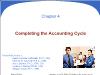 Kế toán, kiểm toán - Chapter 4: Completing the accounting cycle
