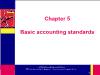 Kế toán, kiểm toán - Chapter 5: Basic accounting standards