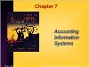 Kế toán, kiểm toán - Chapter 7: Accounting information systems