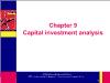 Kế toán, kiểm toán - Chapter 9: Capital investment analysis