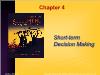 Kế toán, kiểm toán - Kế toán, kiểm toán - Short - Term decision making