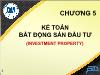 Kế toán tài chính - Chương 5: Kế toán bất động sản đầu tư