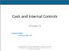 Quản trị Kinh doanh - Chapter 8: Cash and internal controls