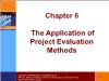 Tài chính doanh nghiệp - Chapter 6: The application of project evaluation methods