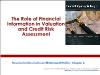 Tài chính doanh nghiệp - Chapter 6: The role of financial information in valuation and credit risk assessment