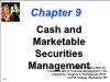 Tài chính doanh nghiệp - Chapter 9: Cash and marketable securities management