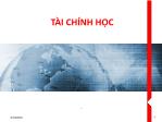 Tài chính doanh nghiệp - Chương 1: Tài chính và hệ thống tài chính