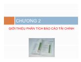 Tài chính doanh nghiệp - Chương 2: Giới thiệu phân tích Báo cáo tài chính