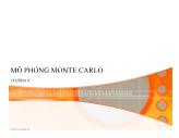 Tài chính, tiền tệ - Chương 4: Mô phỏng monte carlo