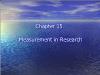 Y học - Chapter 15: Measurement in research