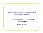 Bài giảng Cấu trúc dữ liệu và giải thuật - Chương 9: Qui hoạch động - Đào Nam Anh
