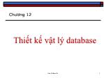 Bài giảng Cơ sở dữ liệu - Chương 12: Thiết kế vật lý Database - Trần Thị Kim Chi