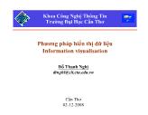 Bài giảng Khai mở dữ liệu - Phương pháp hiển thị dữ liệu - Đỗ Thanh Nghị