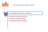 Bài giảng Phân tích thiết kế Hệ thống thông tin - Chương 10: Bảo trì hệ thống - HV Ngân hàng