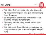 Bài giảng Phân tích thiết kế Hệ thống thông tin - Chương 7: Thiết kế giao diện - HV Ngân hàng