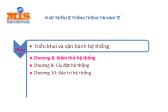 Bài giảng Phân tích thiết kế Hệ thống thông tin - Chương 8: Kiểm thử hệ thống - HV Ngân hàng