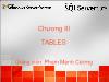 Bài giảng SQL Server - Chương 3: Bảng (Tables) - Phạm Mạnh Cương