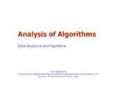 Data Structures and Algorithms - Chapter 2: Analysis of Algorithms - Trần Minh Châu