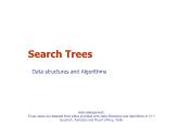 Data Structures and Algorithms - Chapter 6: Search Trees - Trần Minh Châu