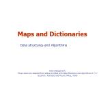 Data Structures and Algorithms - Chapter 9: Maps and Dictionaries - Trần Minh Châu