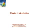 Database System Concepts - Chapter 1: Introduction