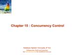 Database System Concepts - Chapter 15 : Concurrency Control