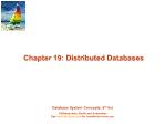 Database System Concepts - Chapter 19: Distributed Databases