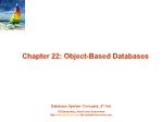 Database System Concepts - Chapter 22: Object-Based Databases