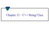 Electrical Engineering - Chapter 13: C++ String Class