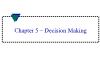 Electrical Engineering - Chapter 5: Decision Making