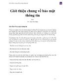 Giới thiệu chung về Bảo mật thông tin