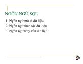 Ngôn ngữ SQL