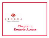 Security + Certification - Chapter 4: Remote Access - Athena