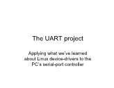 Advanced Systems Programming - Lesson 13: The UART project