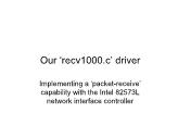 Advanced Systems Programming - Lesson 25: Our ‘recv1000.c’ driver