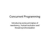 Advanced Systems Programming - Lesson 7: Concurrent Programming