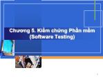 Bài giảng Cấu trúc máy tính - Chương 5: Kiểm chứng phần mềm (Software Testing)