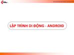 Bài giảng Lập trình di động Android - ĐHCN TP.HCM