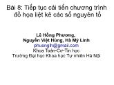 Bài giảng Lập trình hướng đối tượng - Bài 8: Tiếp tục cải tiến chương trình đồ họa liệt kê các số nguyên tố - Lê Hồng Phương