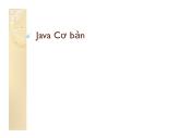 Bài giảng Lập trình Java - Chương 2: Java Cơ bản - Lăng Uy Tín