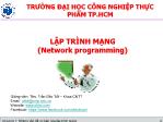 Bài giảng Lập trình mạng - Chương 1: Những vấn đề cơ bản của lập trình mạng - Trần Đắc Tốt