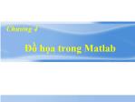 Bài giảng Lập trình tính toán Matlab - Chương 4: Đồ họa trong Matlab